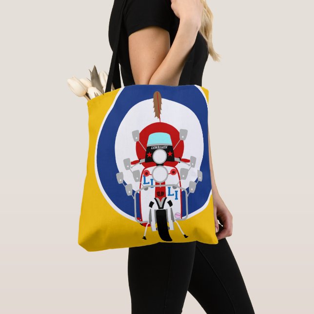 Tote Bag Scooter de cible de mod (De près)