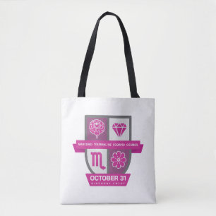Tote Bag Scorpio Crest d'anniversaire™ pour 24-31 octobre