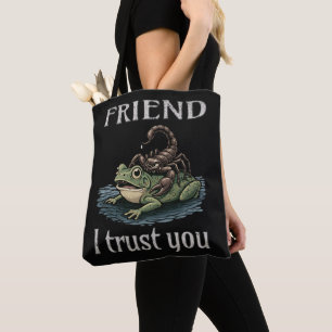 Tote Bag Scorpion et Grenouille - Ami, Je Vous Fais Confian