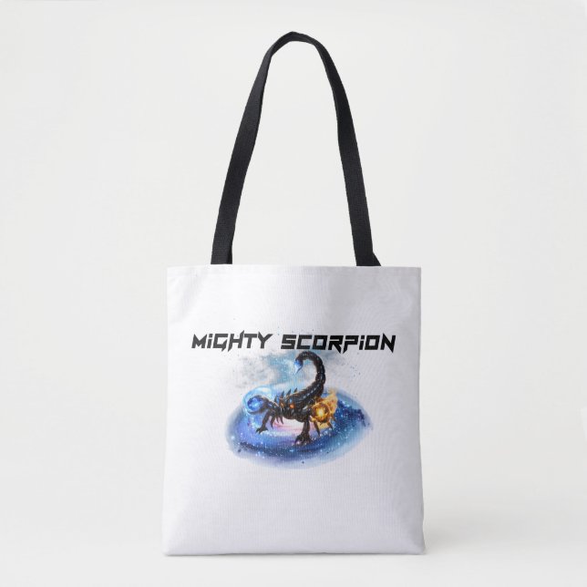 TOTE BAG SCORPION OF THE COSMIC ARCANE (Devant)