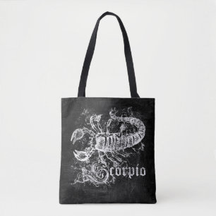 Tote Bag Scorpion Vintage Zodiac