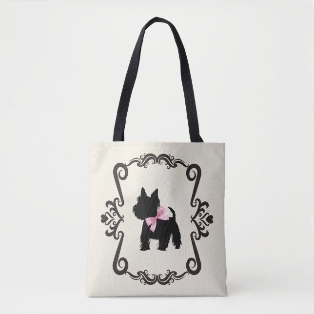 Tote Bag Scottie Silhouette (Devant)