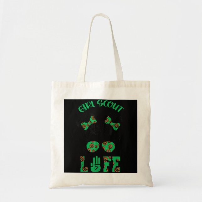 Tote Bag Scout Cookie Guetteur de la troupe Kidlife Messy B (Devant)