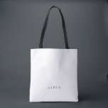 Tote Bag Script Argent moderne Monogramme de la servante<br><div class="desc">Ce sac fourre-tout de femme d'honneur monogrammed en argent moderne est le cadeau parfait pour elle. Le design de couleur gris argenté simple présente une typographie industrielle unique avec un style boho moderne. Personnalisable dans n'importe quelle couleur. Gardez le design minimal et élégant, en l'état, ou personnalisez-le en ajoutant vos...</div>