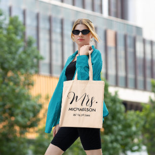 Tote Bag Script de typographie