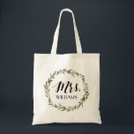 Tote Bag Script feuille Fourre-tout | Mme avec nom personna<br><div class="desc">Le cadeau parfait pour les futures mamans.</div>