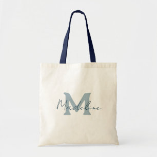 Tote Bag Script navyblue cadeau personnalisé bridesmaid per