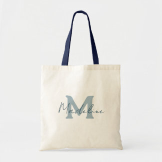 Tote Bag Script navyblue cadeau personnalisé bridesmaid per