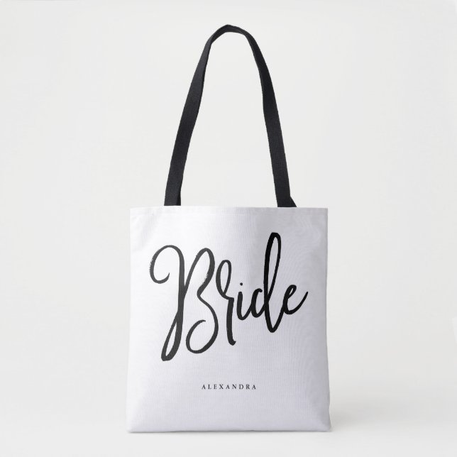 Tote Bag Script Whimsical | Mariée (Devant)