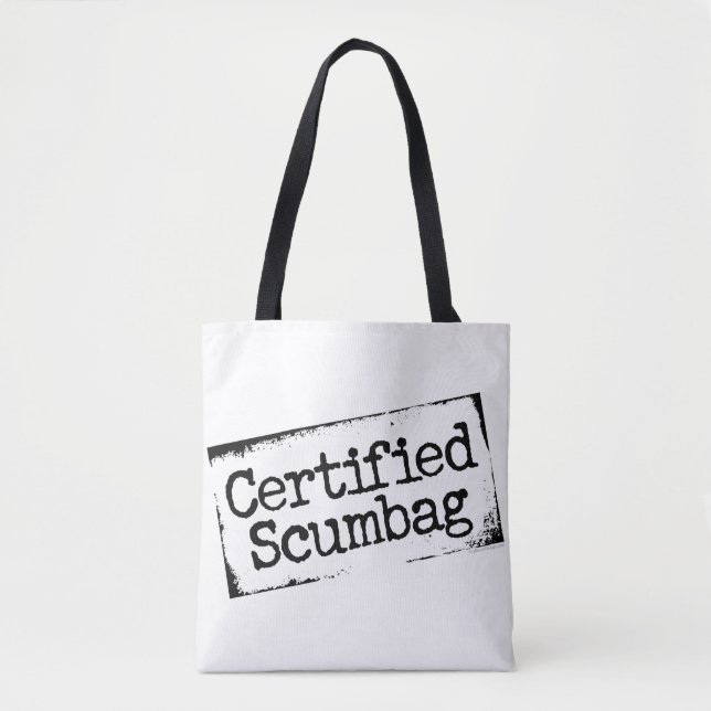Tote Bag Scumbag certifié (Devant)