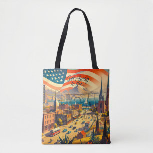 Tote Bag Se rendre aux États-Unis