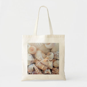 Tote Bag Sea Shells, Summer Beach Exotic Troptic Romantic