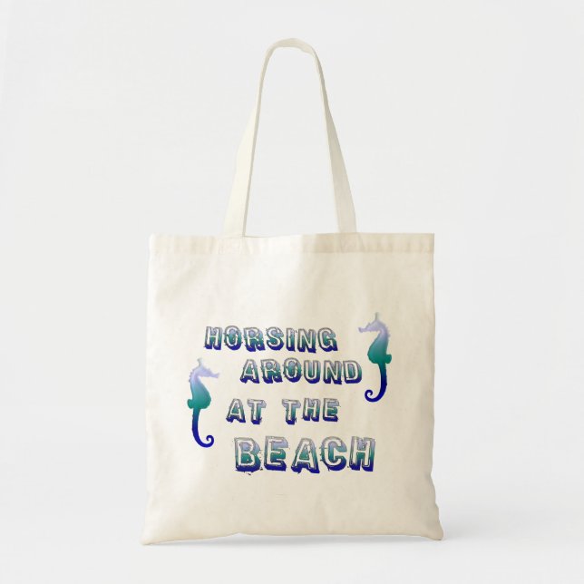 Tote Bag Seahorse Beach Fourre-tout (Devant)
