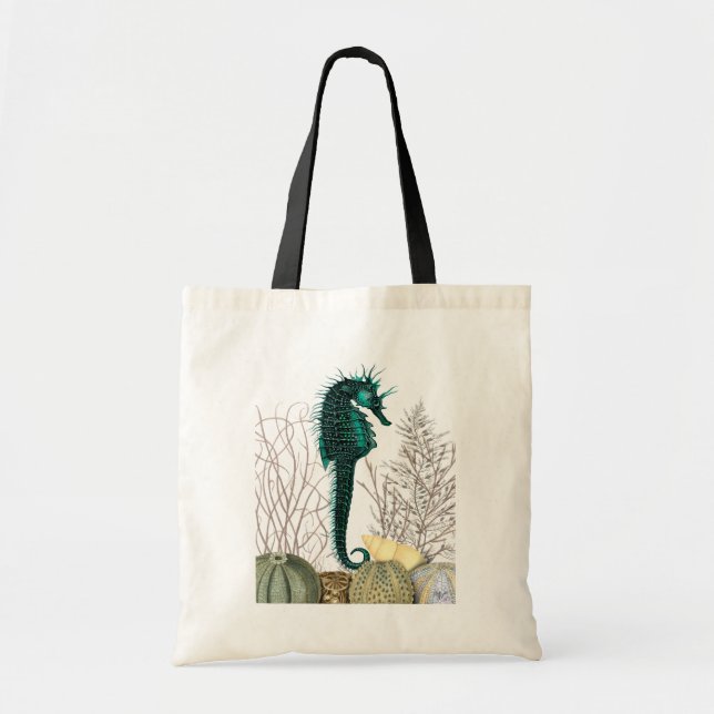 Tote Bag SeaHorse et SeaUrchins 2 (Devant)