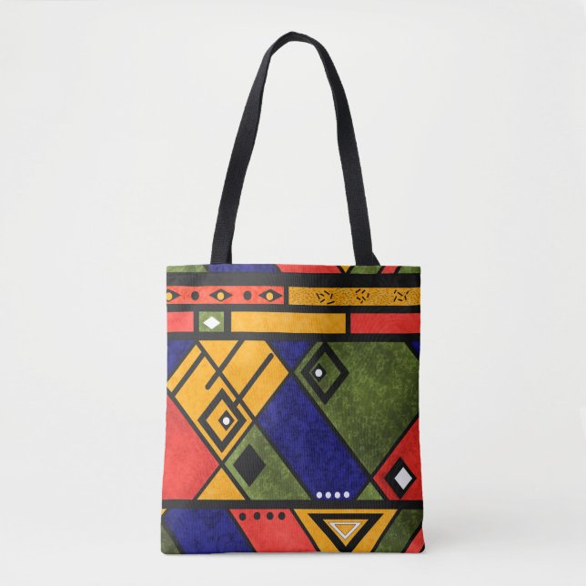 Tote Bag Seamless african ethno traditional texture pattern (Devant)