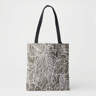 Tote Bag Seamless Botanical Bottom Lands Camo