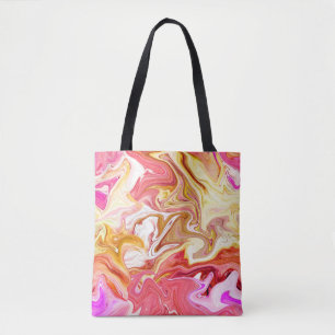 Tote Bag Seamless colorful marble texture, abstract pattern