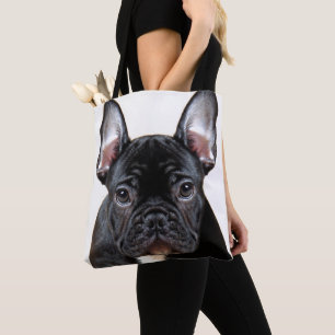 Tote Bag Séance de chiot de bouledogue français