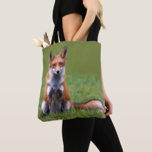 Tote Bag Séance de Fox rouge