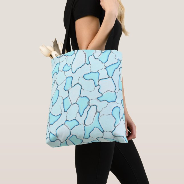 Tote Bag Seaquacamo, la version double couleur. (De près)