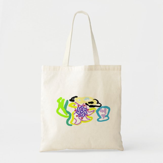 Tote Bag Seashell and starfish (Devant)