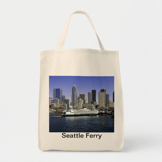 Tote Bag Seattle Ferry État de Washington (Devant)