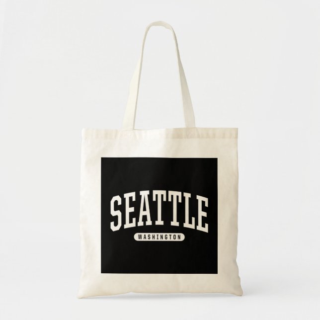 Tote Bag Seattle Sweat - shirt à capuche Sweatshirt College (Devant)