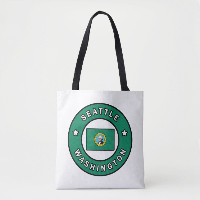 Tote Bag Seattle Washington (Devant)