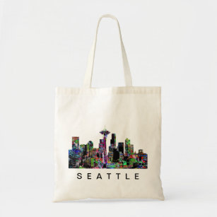 Tote Bag Seattle, Washington en graffiti