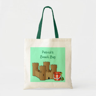 Tote Bag Seau lunatique et pelle de plage de château de