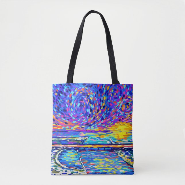 Tote Bag Sebastian Inlet Cotton Candy Sky (Devant)