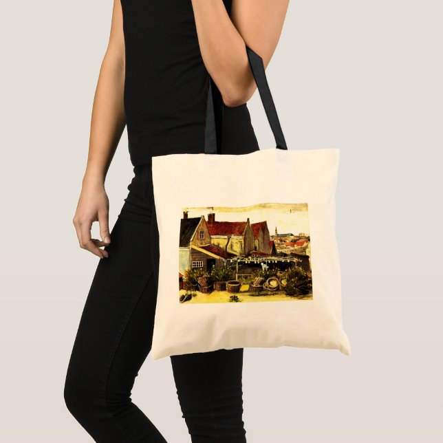 Tote Bag Séchage de poissons par Vincent van Gogh (Devant (produit))