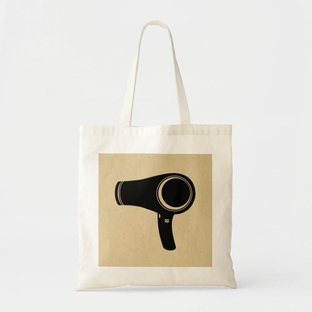 Tote Bag Sèche-cheveux style rétro Art (Devant)