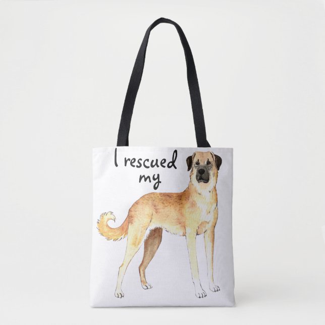 Tote Bag Secourir Chien berger anatolien (Devant)