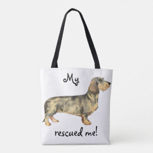 Tote Bag Secourir Dachshund À poils durs