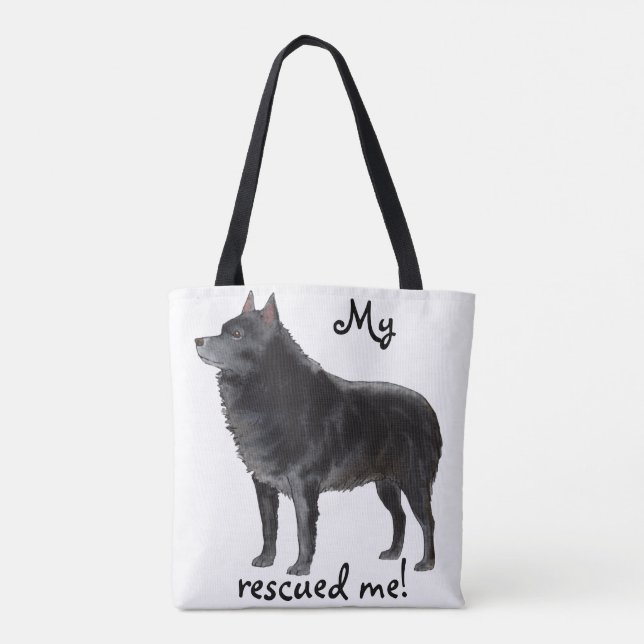 Tote Bag Secourir Schipperke (Dos)
