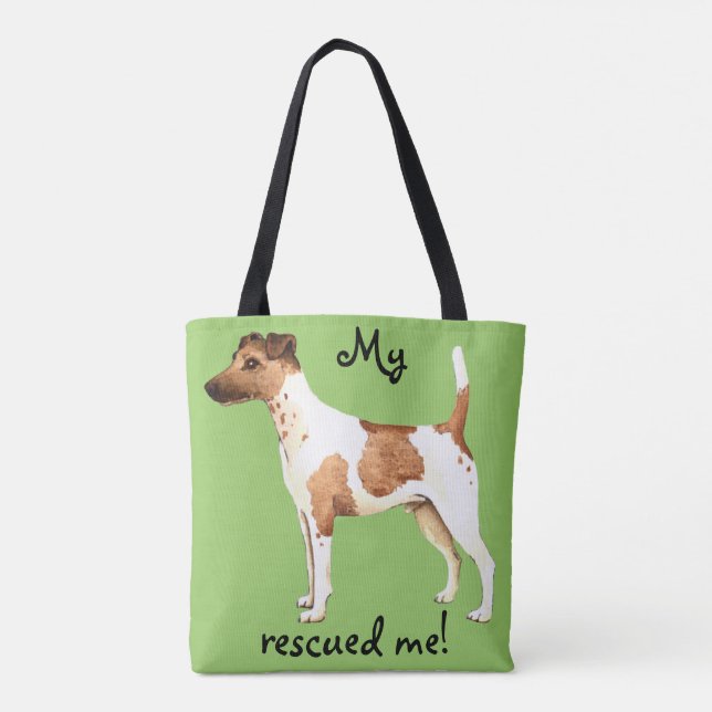 Tote Bag Secourt Smooth Fox Terrier (Dos)