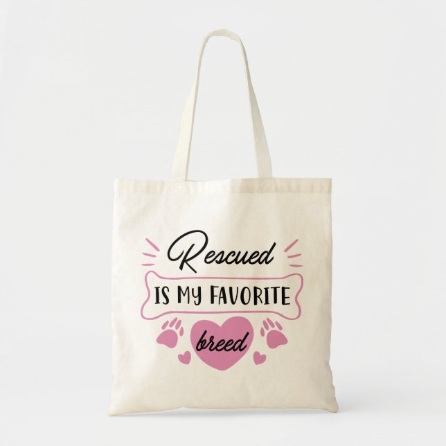 Tote Bag Secouru Est Ma race préférée (Devant)