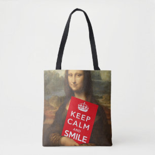 Tote Bag Secret du sourire de Mona Lisa