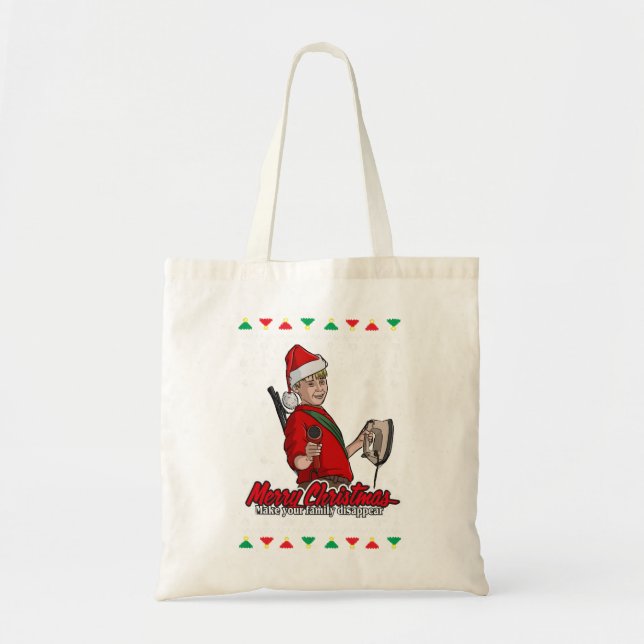 Tote Bag Secret Home Alone Cadeaux Movie Fan (Devant)