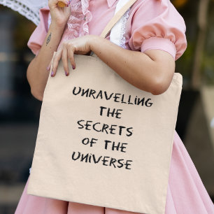 Tote Bag Secrets de l'Univers Physics Enseignant en Science
