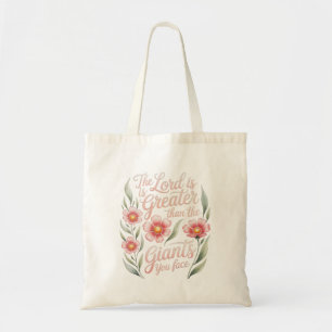 Tote Bag Seigneur Plus Grand Que Les Géants Nous Affrontons