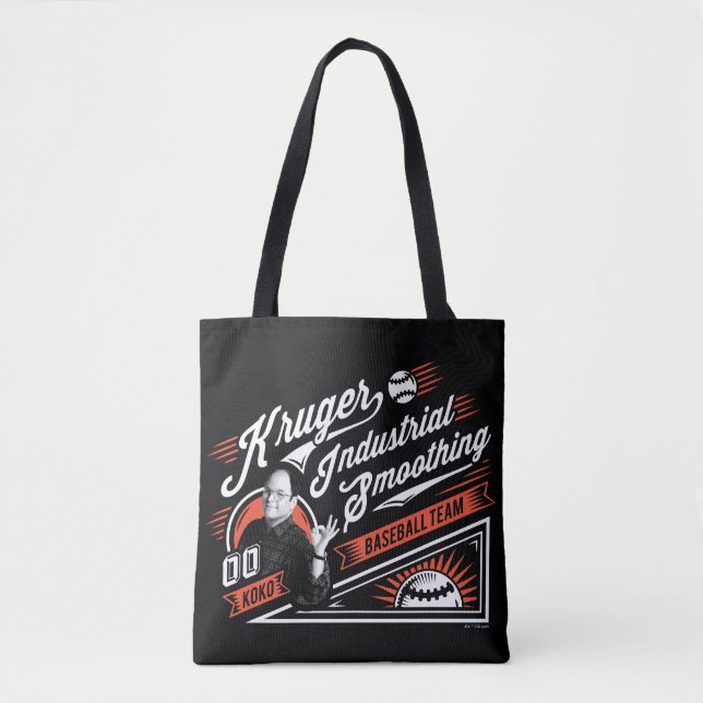 Tote Bag Seinfeld | Équipe industrielle de baseball de Krug (Devant)