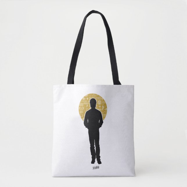 Tote Bag Seinfeld | Jerry Seinfeld Silhouette (Devant)
