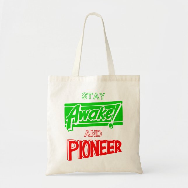 Tote Bag Séjour éveillé et pionnier (Devant)