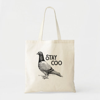 Tote Bag Séjournez à Coo Bird Bird Bird Bird Funny Cool Pig