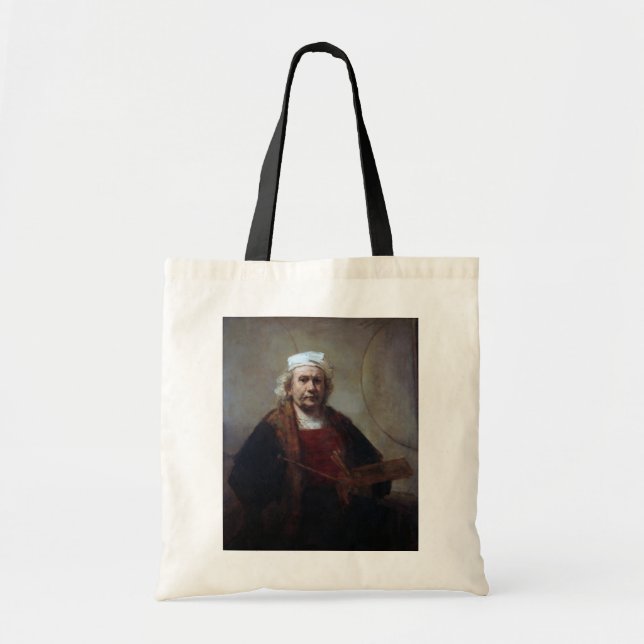 Tote Bag Self-Portrait with Two Circles, Rembrandt (Devant)