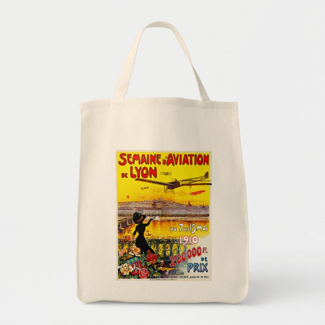 Tote Bag Semaine d'aviation de Lyon (Devant)