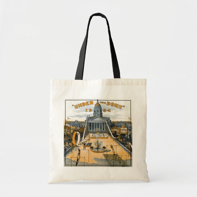Tote Bag Semi-centenaire du Kansas. State House Grounds. (Devant)