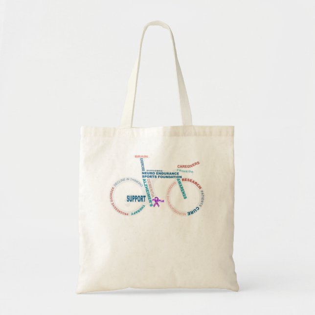 Tote Bag Sensibilisation à la maladie d'Alzheimer (Devant)